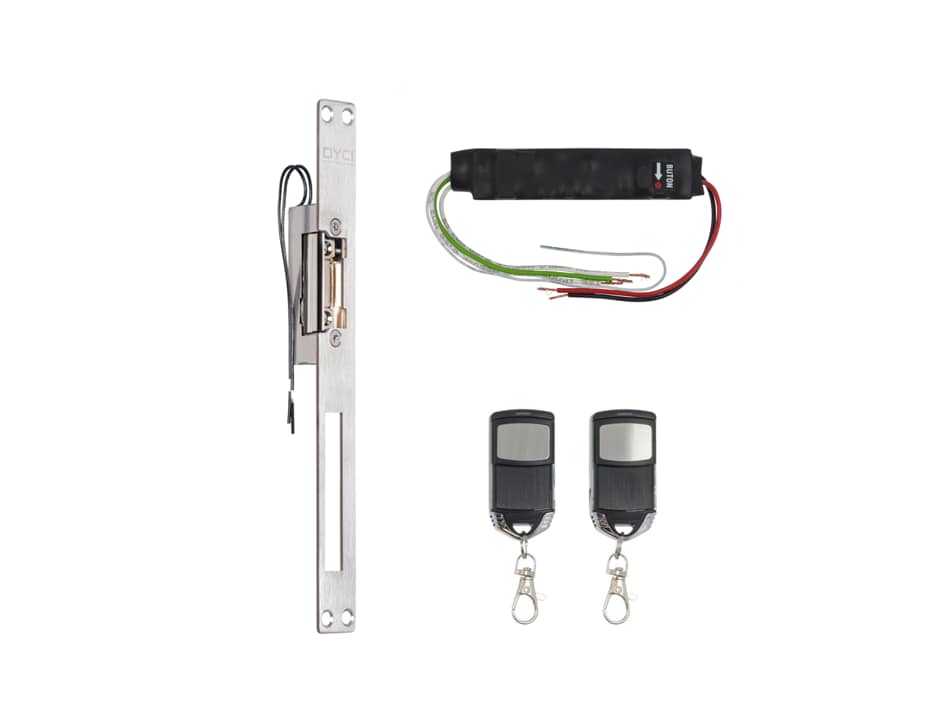 ED1134S2 Elektrische deuropener set (12/24v) met 2 afstandsbedieningen